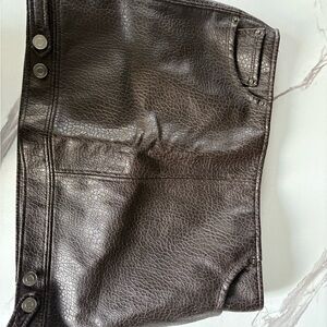 H&M Brown Mini Skirt